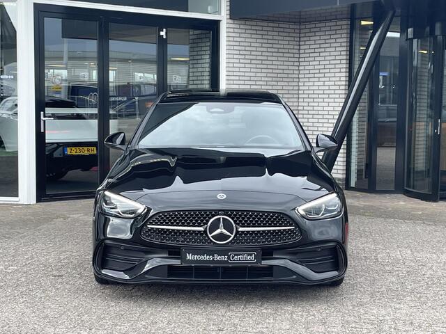 Mercedes-Benz C-KLASSE Estate 180 | Panoramadak | AMG | Night Pakket | Panoramadak | Elektrisch Verstelbare Stoelen + Memory | Dodehoekassistent | Apple CarPlay | Android Auto | Sfeerverlichting | Stoelverwarming