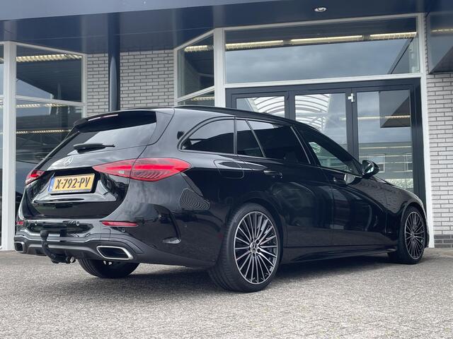 Mercedes-Benz C-KLASSE Estate 180 | Panoramadak | AMG | Night Pakket | Panoramadak | Elektrisch Verstelbare Stoelen + Memory | Dodehoekassistent | Apple CarPlay | Android Auto | Sfeerverlichting | Stoelverwarming