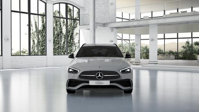 Mercedes-Benz C-KLASSE Estate 300 e Business Solution AMG | Trekhaak | Nightpakket | Parkeerpakket met 360°-camera | Memorypakket | Sfeerverlichting | Antidiefstalpakket GUARD 360° Plus | EASY PACK achterklep | Dodehoekassistent |