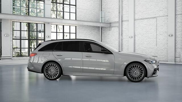 Mercedes-Benz C-KLASSE Estate 300 e Business Solution AMG | Trekhaak | Nightpakket | Parkeerpakket met 360°-camera | Memorypakket | Sfeerverlichting | Antidiefstalpakket GUARD 360° Plus | EASY PACK achterklep | Dodehoekassistent |