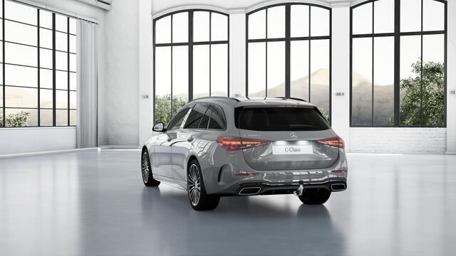 Mercedes-Benz C-KLASSE Estate 300 e Business Solution AMG | Trekhaak | Nightpakket | Parkeerpakket met 360°-camera | Memorypakket | Sfeerverlichting | Antidiefstalpakket GUARD 360° Plus | EASY PACK achterklep | Dodehoekassistent |