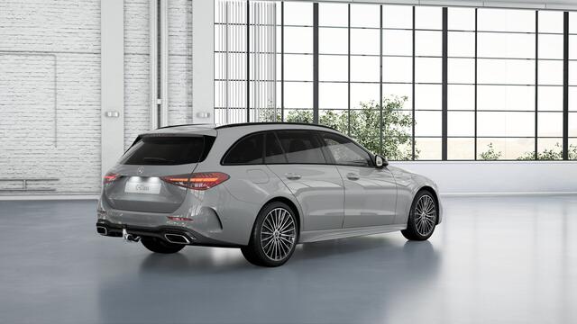 Mercedes-Benz C-KLASSE Estate 300 e Business Solution AMG | Trekhaak | Nightpakket | Parkeerpakket met 360°-camera | Memorypakket | Sfeerverlichting | Antidiefstalpakket GUARD 360° Plus | EASY PACK achterklep | Dodehoekassistent |