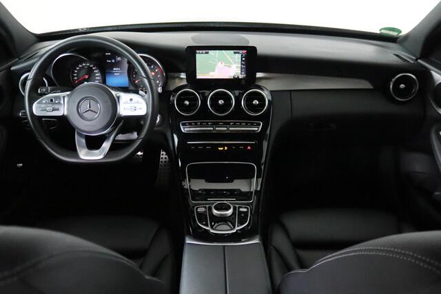 Mercedes-Benz C-KLASSE 180 AMG-line, Volleder, Cruise Control, Navigatie, Bluetooth, LED