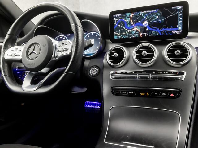 Mercedes-Benz C-KLASSE Estate 180 AMG Sport 157Pk Automaat (FACELIFT, VIRTUAL COCKPIT, APPLE CARPLAY, 360 CAMERA, LEDER/ALCANTARA, SPORTSTOELEN, STOELVERWARMING, ZWART HEMEL, NIEUWSTAAT)