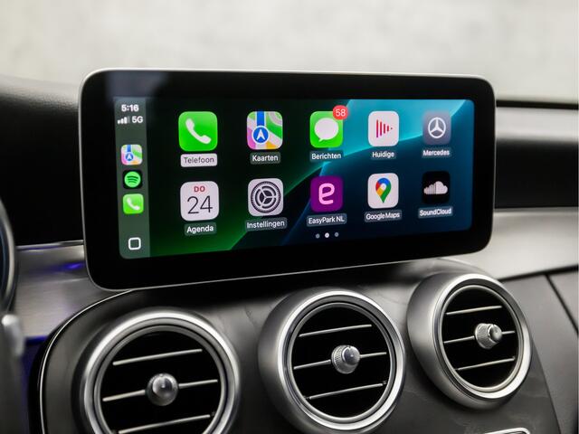 Mercedes-Benz C-KLASSE Estate 180 AMG Sport 157Pk Automaat (FACELIFT, VIRTUAL COCKPIT, APPLE CARPLAY, 360 CAMERA, LEDER/ALCANTARA, SPORTSTOELEN, STOELVERWARMING, ZWART HEMEL, NIEUWSTAAT)