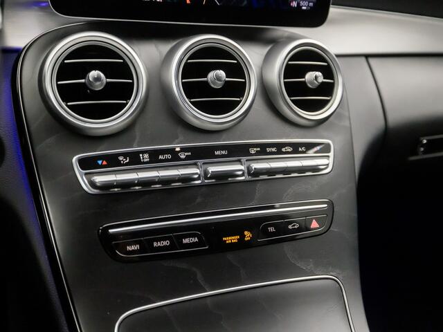 Mercedes-Benz C-KLASSE Estate 180 AMG Sport 157Pk Automaat (FACELIFT, VIRTUAL COCKPIT, APPLE CARPLAY, 360 CAMERA, LEDER/ALCANTARA, SPORTSTOELEN, STOELVERWARMING, ZWART HEMEL, NIEUWSTAAT)