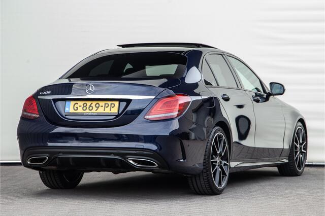 Mercedes-Benz C-KLASSE 200 Aut9 AMG Nightpakket, Pano, Leder, Widescreen, BTW