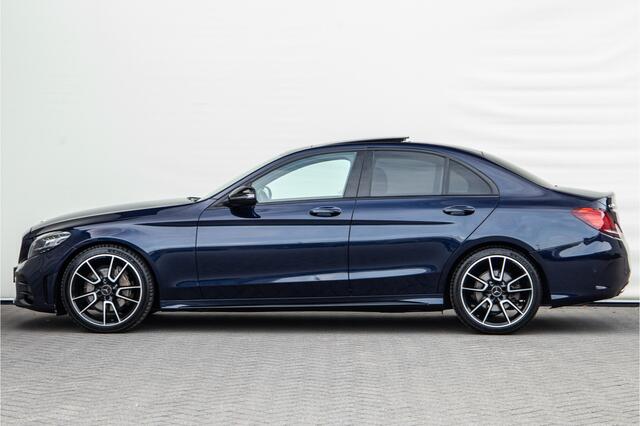 Mercedes-Benz C-KLASSE 200 Aut9 AMG Nightpakket, Pano, Leder, Widescreen, BTW