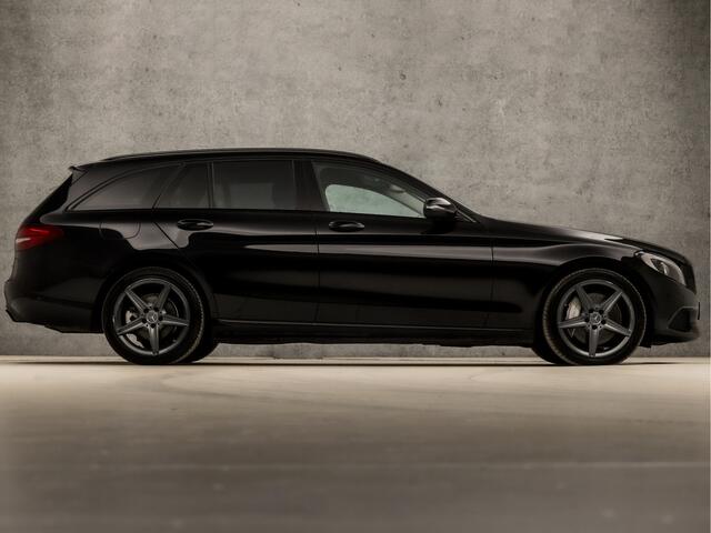 Mercedes-Benz C-KLASSE Estate 350 e AMG Sport 279Pk Automaat (NAVIGATIE, LUCHTVERING, CAMERA, LEDER, GETINT GLAS, SPORTSTOELEN, STOELVERWARMING, SFEERVERLICHTING, NIEUWE APK, NIEUWSTAAT)