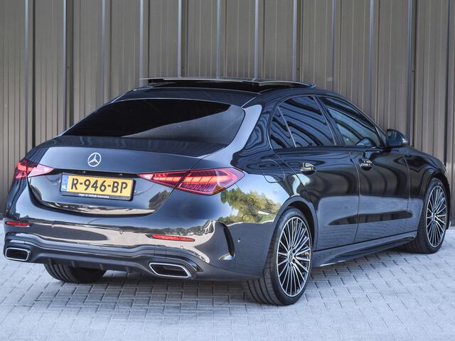 Mercedes-Benz C-KLASSE 200 Launch EDITION AMG LINE | PANORAMADAK | SHADOW LINE | FULL-LED | PANORAMADAK | STOELVERWARMING | CAMERA | DISTRONINC | AMBIANCE INTERIEUR |