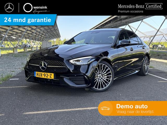 Mercedes-Benz C-KLASSE 180 AMG Line | Night | Panoramadak | Digital light | Memory stoelen | Sfeerverlichting | 360 camera |