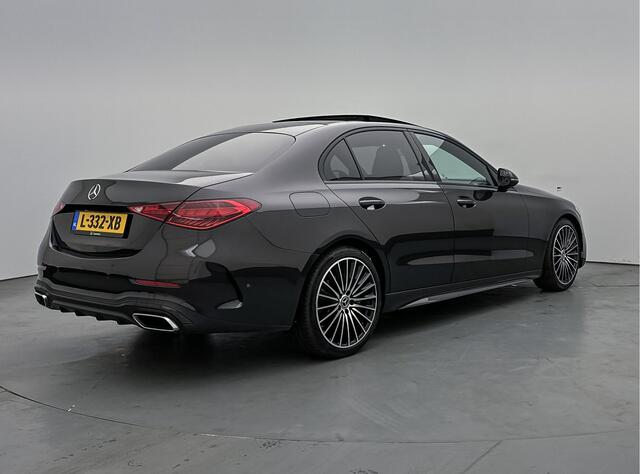 Mercedes-Benz C-KLASSE 200 Launch Edition AMG Line | Multispaaks lichtmetalen velgen | Panoramadak | Navigatie | Parking support met camera achter | Inclusief 24 maanden MB Certified garantie voor Europa.
