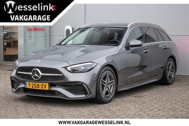 Mercedes-Benz C-KLASSE Estate 180 AMG Line Automaat All-in rijklaarprijs | Dodehoeksens. | Elec. achterklep | Stoelverw. | Nav | CamAd. cruise | Cam