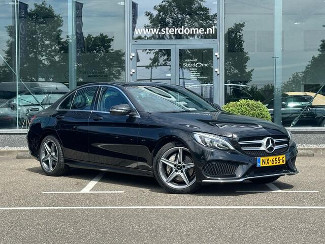 Mercedes-Benz C-KLASSE 180 AMG Sport Edition l Trekhaak l Stoelverwarming l Camera l Tempomaat l Lederen bekleding l l Automaat l Led l Nederlandse auto I
