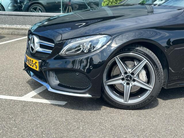 Mercedes-Benz C-KLASSE 180 AMG Sport Edition l Trekhaak l Stoelverwarming l Camera l Tempomaat l Lederen bekleding l l Automaat l Led l Nederlandse auto I
