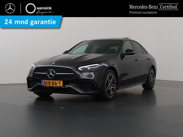 Mercedes-Benz C-KLASSE 300 e AMG Line | Premium | DIGITAL LIGHT | Nightpakket | Parkeerpakket met 360°-camera | Panoramaschuifdak | Trekhaak met aanhangwagenstabilisatie