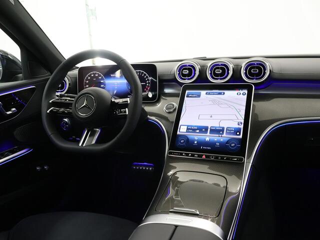 Mercedes-Benz C-KLASSE 300 e AMG Line | Premium | DIGITAL LIGHT | Nightpakket | Parkeerpakket met 360°-camera | Panoramaschuifdak | Trekhaak met aanhangwagenstabilisatie