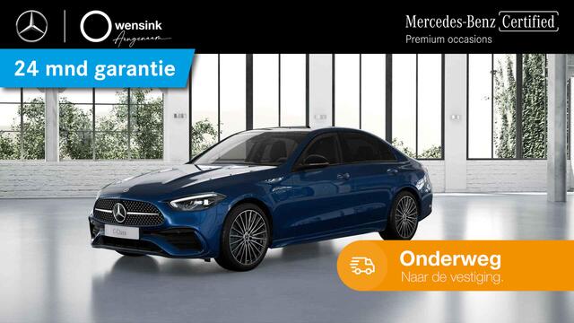 Mercedes-Benz C-KLASSE 200 AMG Line | Night | Panoramadak | Sfeerverlichting | 19" lichtmetalen spaakwielen |