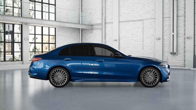 Mercedes-Benz C-KLASSE 200 AMG Line | Night | Panoramadak | Sfeerverlichting | 19" lichtmetalen spaakwielen |