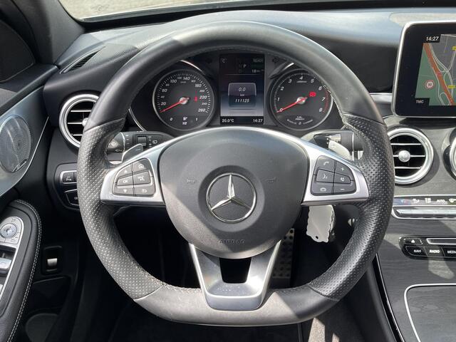 Mercedes-Benz C-KLASSE Estate 350 e Sport Edition AMG Line 18"/Panoramadak/Luchtvering/360 camera/Burmester/Leder/Stoelverwarming/LED
