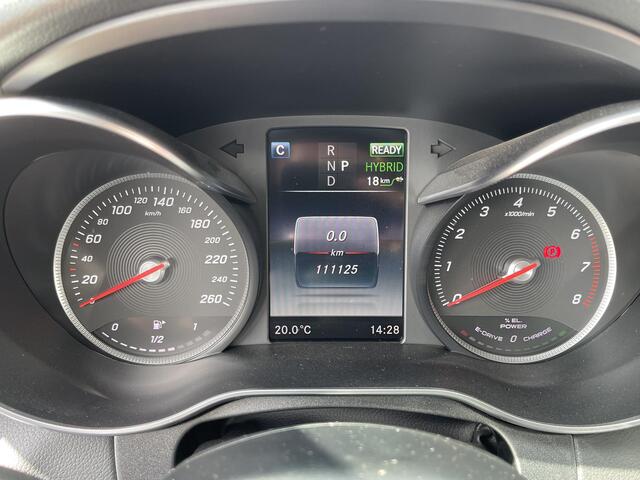 Mercedes-Benz C-KLASSE Estate 350 e Sport Edition AMG Line 18"/Panoramadak/Luchtvering/360 camera/Burmester/Leder/Stoelverwarming/LED