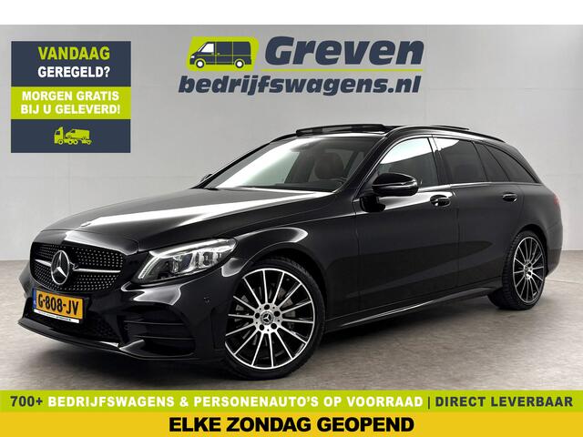 Mercedes-Benz C-KLASSE 180 AMG 157PK Pano Trekhaak Sfeerverl. LED Virtual 19"LMV Camera Carplay Cruise Clima Navi Leder PDC
