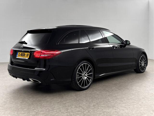 Mercedes-Benz C-KLASSE 180 AMG 157PK Pano Trekhaak Sfeerverl. LED Virtual 19"LMV Camera Carplay Cruise Clima Navi Leder PDC