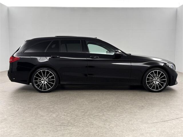 Mercedes-Benz C-KLASSE 180 AMG 157PK Pano Trekhaak Sfeerverl. LED Virtual 19"LMV Camera Carplay Cruise Clima Navi Leder PDC