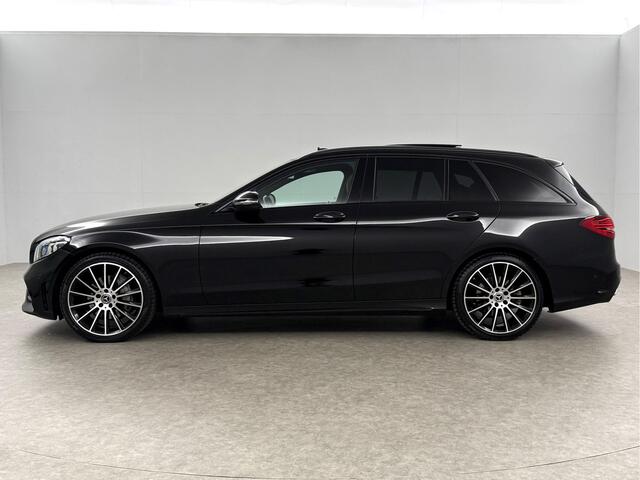 Mercedes-Benz C-KLASSE 180 AMG 157PK Pano Trekhaak Sfeerverl. LED Virtual 19"LMV Camera Carplay Cruise Clima Navi Leder PDC