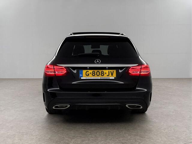 Mercedes-Benz C-KLASSE 180 AMG 157PK Pano Trekhaak Sfeerverl. LED Virtual 19"LMV Camera Carplay Cruise Clima Navi Leder PDC