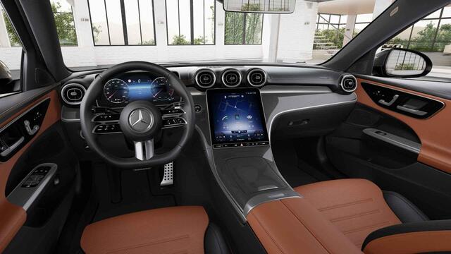 Mercedes-Benz C-KLASSE 180 AMG Line | Memory | 19" Multispaaks velgen | High Peformance LED | Sfeerverlichting | Stoelverwarming |