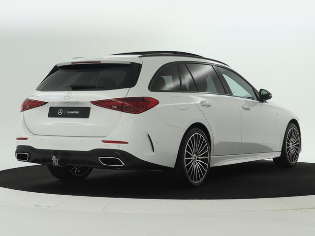 Mercedes-Benz C-KLASSE Estate 300 e Business Solution AMG | Trekhaak | Nightpakket | Parkeerpakket met 360°-camera | KEYLESS GO-comfortpakket | Antidiefstalpakket GUARD 360° Plus | Memorypakket | EASY PACK achterklep |