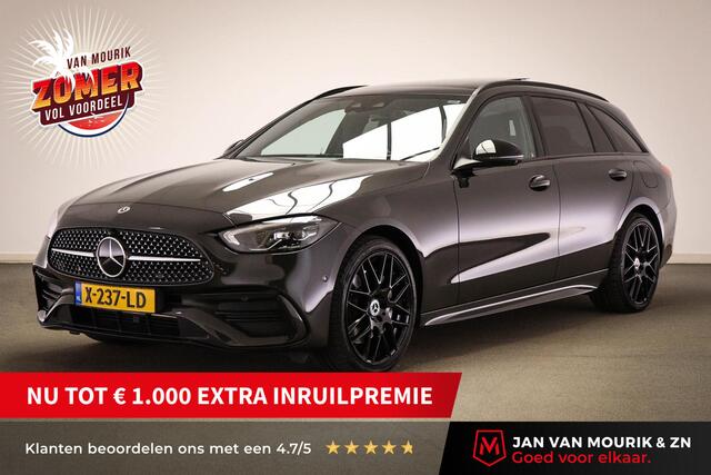 Mercedes-Benz C-KLASSE Estate 300 e AMG Line | PANORAMADAK | NIGHT PAKKET | SFEERVERLICHTING | DAB | 360 CAMERA | 19"