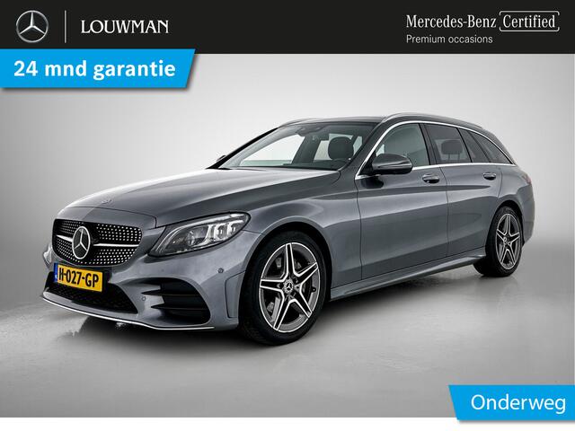 Mercedes-Benz C-KLASSE Estate 200 AMG-Line | Trekhaak electr. wegklapbaar | Pan.Schuif-kanteldak | Rij-Ass. Pack Adaptive Cruise | Multibeam led lights | Parkeersensoren + 360gr Camera | Privacy Glas | Inclusief 24 maanden Mercedes-Benz Certified garantie voor Europa.