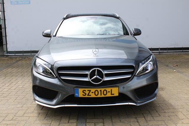 Mercedes-Benz C-KLASSE Estate 180 CDI Sport Edition Upgrade 19 inch | Incl. 12 maanden Garantie | Panorama dak | Achteruitrijcamera | Stoelverwarming | Parkeersensoren V+A | Cruise controle | Navigatie | Climate controle | LED Koplampen | Elektrische kofferbak klep | Keyless st