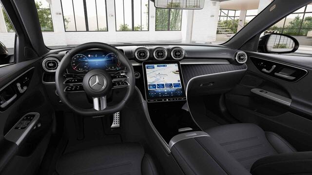 Mercedes-Benz C-KLASSE 300e Business Solution AMG | Panoramaschuifdak | Night | 360°camera | Stoelverwarming voor