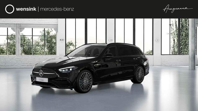 Mercedes-Benz C-KLASSE Estate 300e Business Solution AMG | Panoramaschuifdak | Rijassistentiepakket Plus | Burmester | DIGITAL LIGHT | Night
