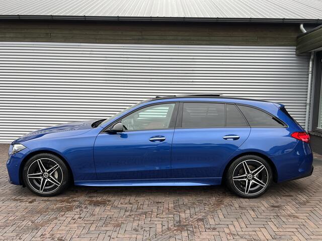 Mercedes-Benz C-KLASSE Estate 200 Launch Edition AMG Line Panoramadak night
