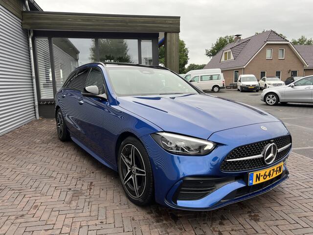 Mercedes-Benz C-KLASSE Estate 200 Launch Edition AMG Line Panoramadak night