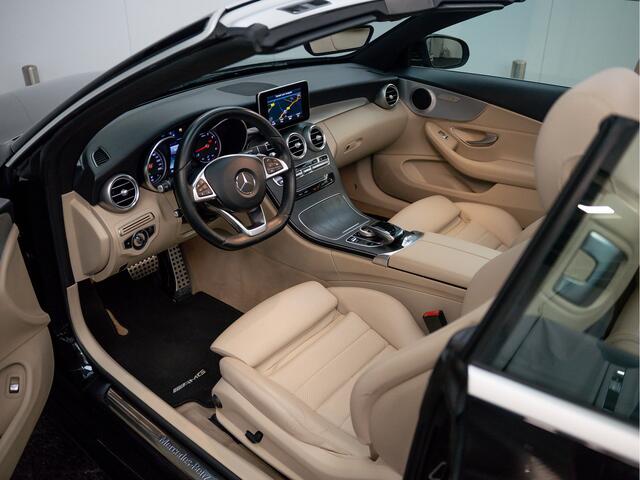 Mercedes-Benz C-KLASSE Cabrio C 300 AMG Line | Leder beige | Zeer mooi
