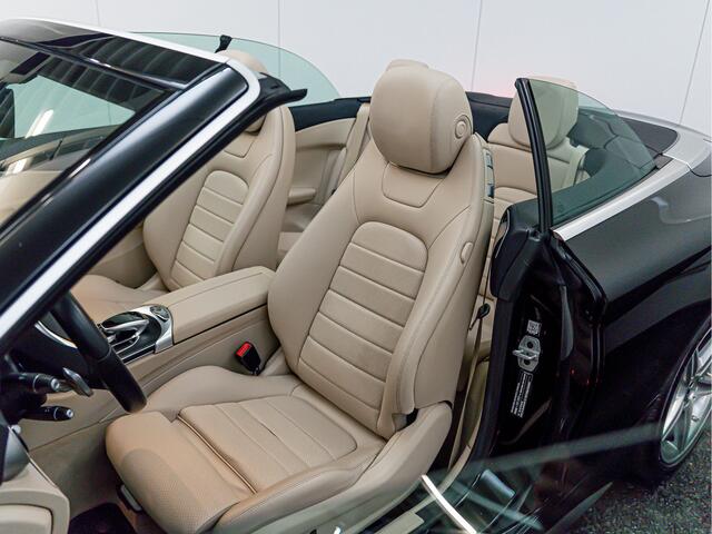 Mercedes-Benz C-KLASSE Cabrio C 300 AMG Line | Leder beige | Zeer mooi