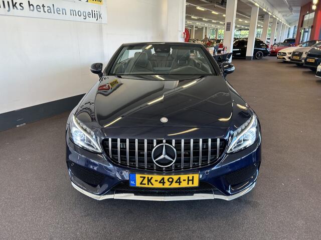 Mercedes-Benz C-KLASSE Cabrio 180 Premium Plus AMG | Airscarf | Cruise control | Climate control | Lederen bekleding | Stoelverwarming | Navigatie | Parkeersensoren v+a