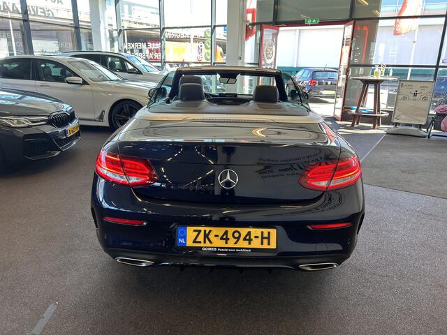 Mercedes-Benz C-KLASSE Cabrio 180 Premium Plus AMG | Airscarf | Cruise control | Climate control | Lederen bekleding | Stoelverwarming | Navigatie | Parkeersensoren v+a