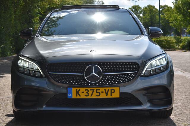 Mercedes-Benz C-KLASSE 180 Business Solution AMG | NL-Auto | 360 gr. camera | Pano.dak | Afn.haak | Carplay | Full LED