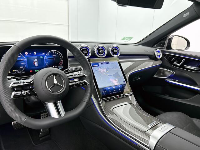 Mercedes-Benz C-KLASSE Estate 300 e Business Solution AMG | Trekhaak | Nightpakket | Parkeerpakket met 360°-camera | KEYLESS GO-comfortpakket | Antidiefstalpakket GUARD 360° Plus | EASY PACK achterklep | Memorypakket |