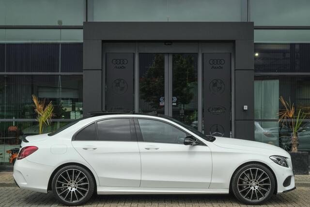 Mercedes-Benz C-KLASSE C200 AMG 184pk Panoramadak Burmester Night pakket 19" LMV Command Full led