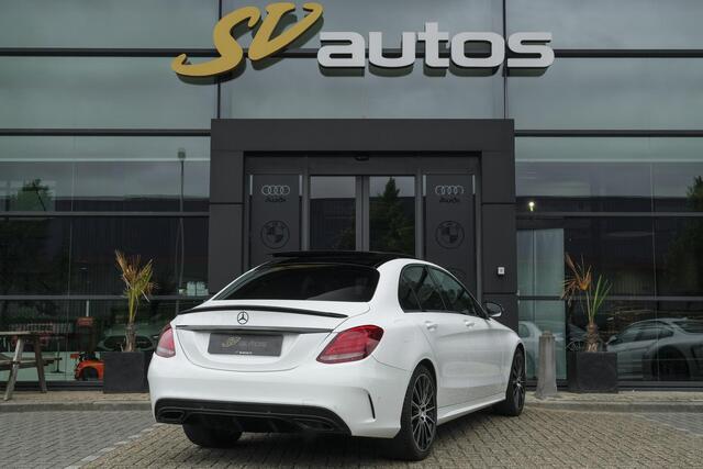 Mercedes-Benz C-KLASSE C200 AMG 184pk Panoramadak Burmester Night pakket 19" LMV Command Full led