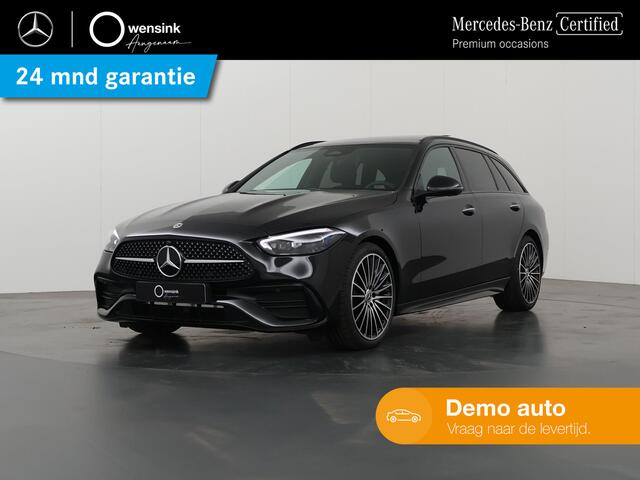 Mercedes-Benz C-KLASSE Estate 180 AMG NIGHT | Panoramadak | Stoelmemory | 360 camera | Elektrische Achterklep | Apple Carplay | Keyless Entry |