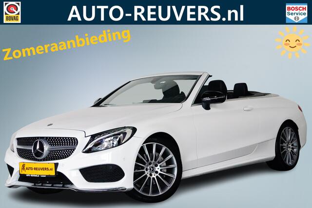 Mercedes-Benz C-KLASSE Cabrio 200 AMG Line / Leder / LED / Camera / Trekhaak / Memory seats