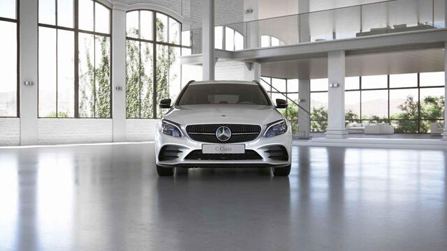 Mercedes-Benz C-KLASSE Estate 300 e Business Solution AMG Limited | Trekhaak | Night | 360 graden camera | Multibeam | Sfeerverlichting |